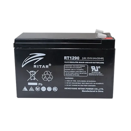 RT1290LB - Ritar - 12VDC 9Ah Sealed Lead Acid Battery