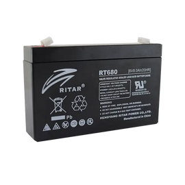 RT680 - Ritar 6V 8Ah Sealed Lead Acid Battery