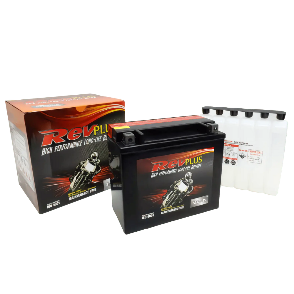 STX20-BS - RevPlus Motorbike Battery 12V 18Ah