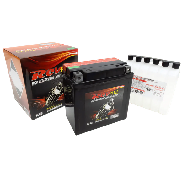 STX9A-BS - Revplus Motorbike Battery 12V 9Ah