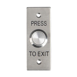 AES1910 - Small Stainless Steel Press to Exit Button Flush IP65