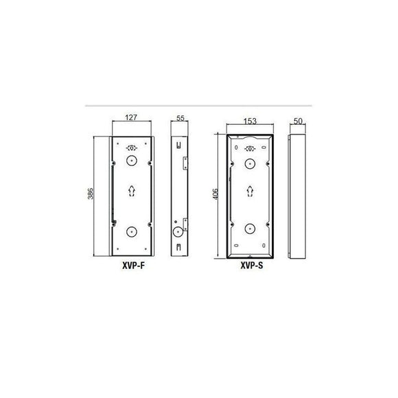 BPT-XVP-S - Wall Mounted Full Touch Screen Video Door Station for IP systems.