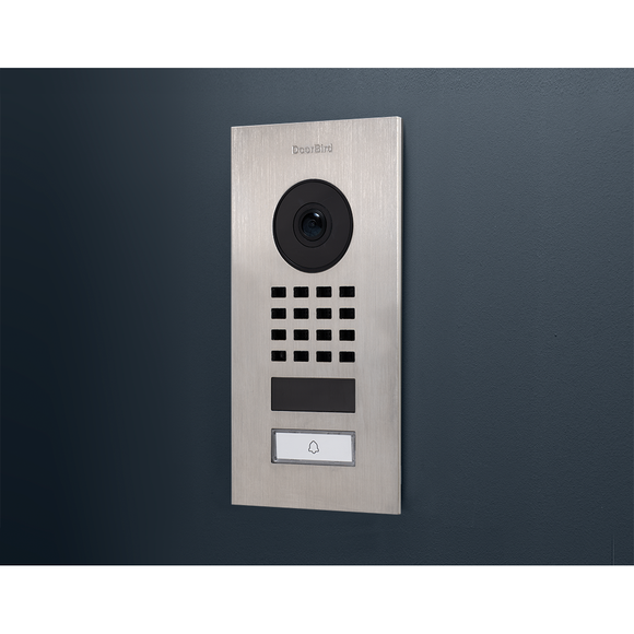 DB-D1101V-FLUSH - IP Mini video door station - flush mount with 1 call button (V2A grade)