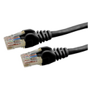 Cat6 UTP Patch Lead (T568A Specification) 250MHz - Black - Select Length - 0.5 to 20m