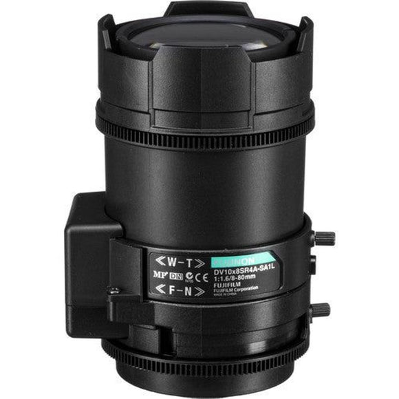 Fujinon Megapixel - 1/2" 3MP Manual Iris 8-80mm, C-Mount - DV10x8SR4A-1