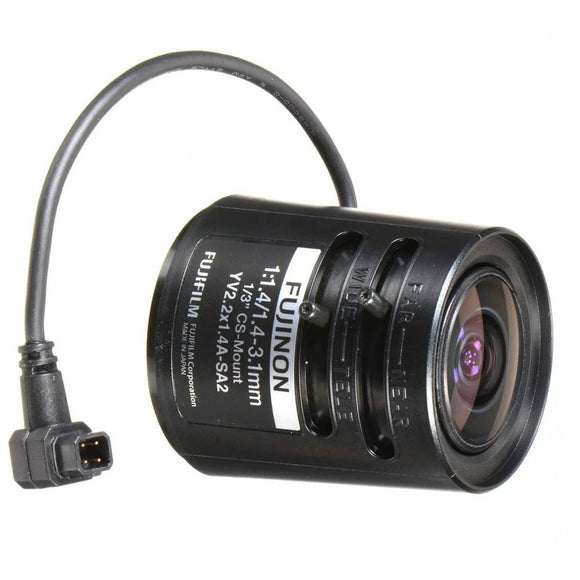 Fujinon - 1.4-3.1mm Wide Angle Varifocal Auto Iris Lens - YV2.2x1.4A-SA2