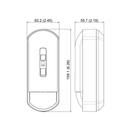 OPT-FLX-S-DT-X5 - Optex - PIR Detector / PIR Microwave Combination Detector : FlipX Series