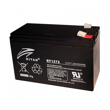 RT1272-10FF - Ritar - 10x 12VDC 7.2Ah Sealed Lead Acid Battery - Free Freight (excludes Rural & Residential)