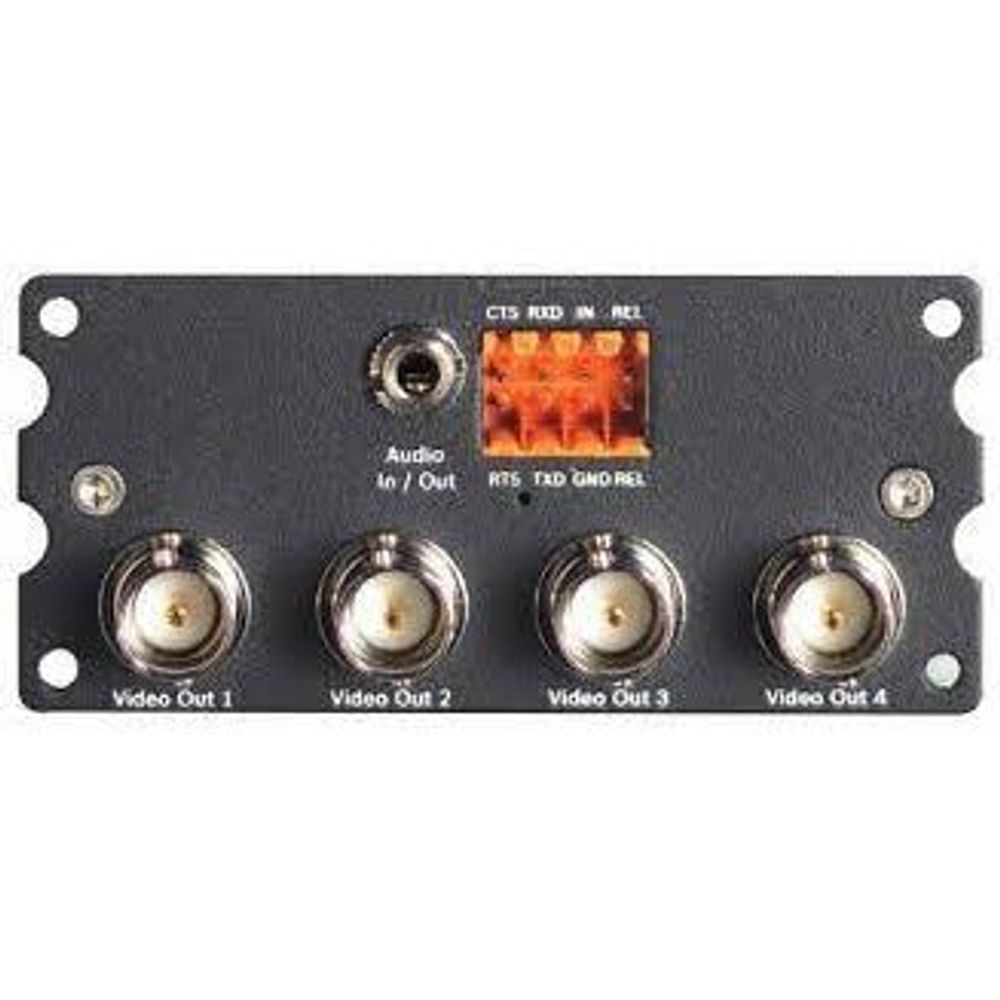 Bosch VIP-X1600-XFM4B - H.264 XF 4ch Encoder Mod W Audio/Bilinx (requires base unit)