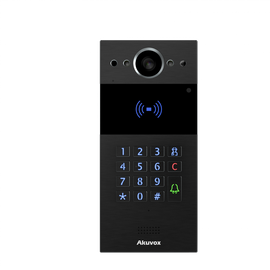 R20K-BK - Akuvox Palm-Size Doorphone Certified for Outdoor Usage - Black