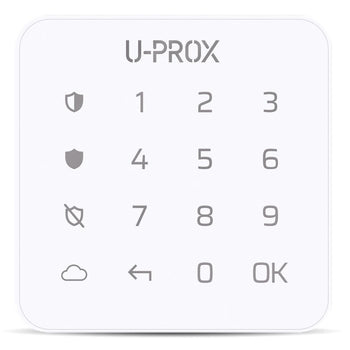 U-Prox Keypad G1 - Wireless Miniature keypad with touch surface for one group