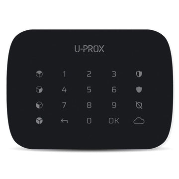 U-Prox Keypad G4 - Wireless Keypad with a touch surface and buttons for managing four groups Black