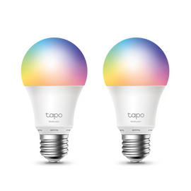 TL-TAPOL530E-2P - TP-Link Tapo L530E(2-Pack) Smart Wi-Fi Light Bulb, Multicolor, Screw in, 2 Pack