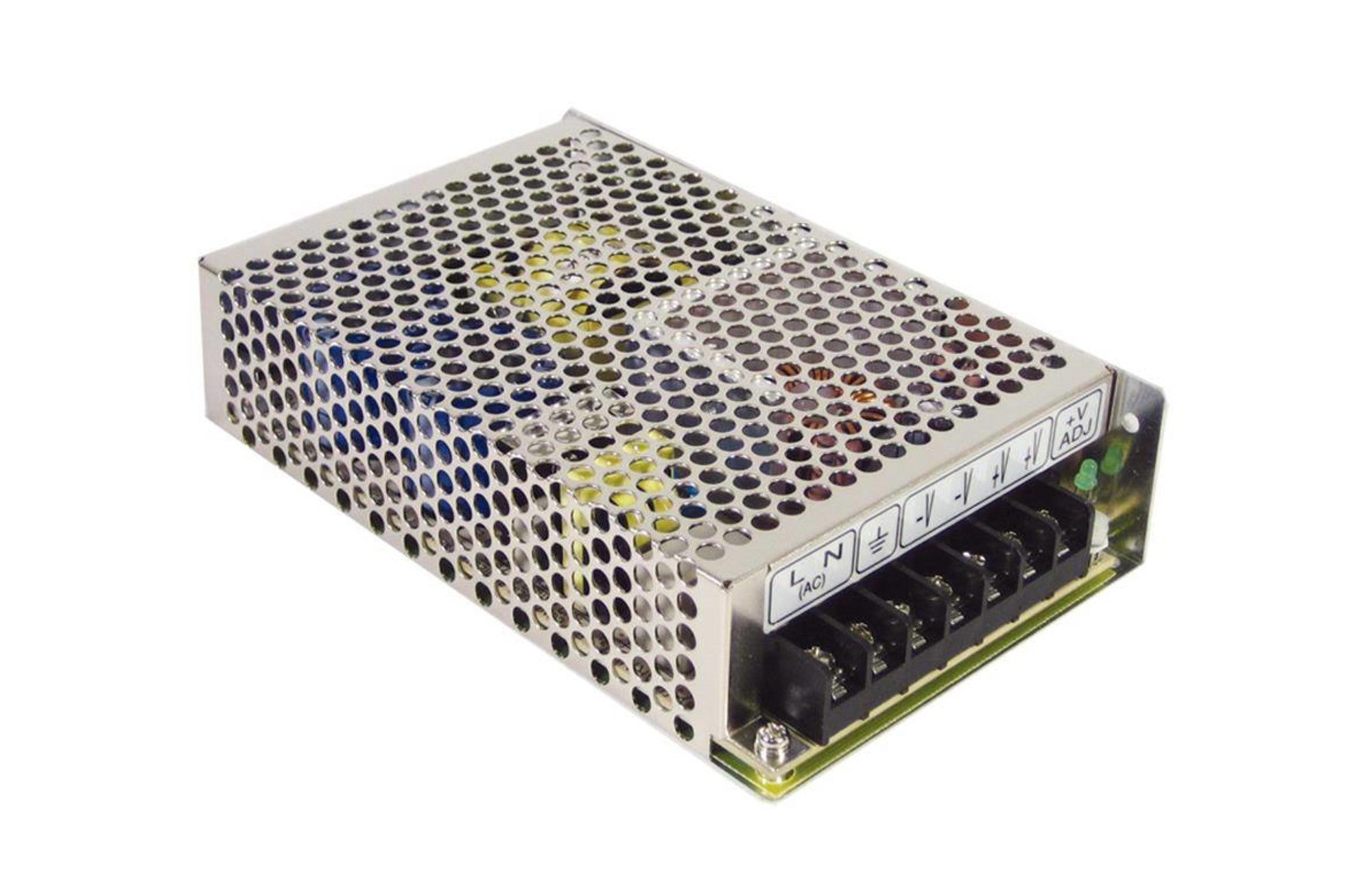 RS-100-24 - Mean Well Enclosed PSU 24VDC 100W 4.5A