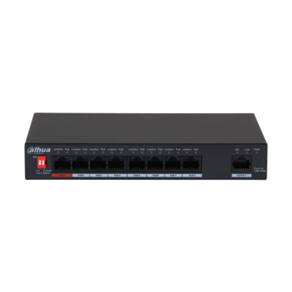 DH-PFS3009-8ET-96 - Dahua 8-Port PoE Switch (Unmanaged)
