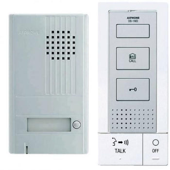 DBS-1AK - Aiphone Kit comprising DB1MD handsfree master station and single call door station (Silver)