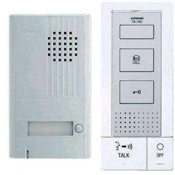 DBS-1AK - Aiphone Kit comprising DB1MD handsfree master station and single call door station (Silver)
