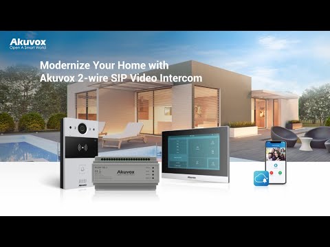 AINTKPKit-2W - Akuvox 2-Wire Intercom Kit doorphone with a numeric keypad & 7"Indoor Monitor-5