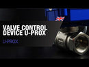 U-Prox KLD DN15 - 12V motorized valve 3/2″ or 1/2″ with manual control-2