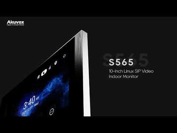 S365-White - Akuvox 10-Inch Linux SIP Video Indoor Monitor - 0