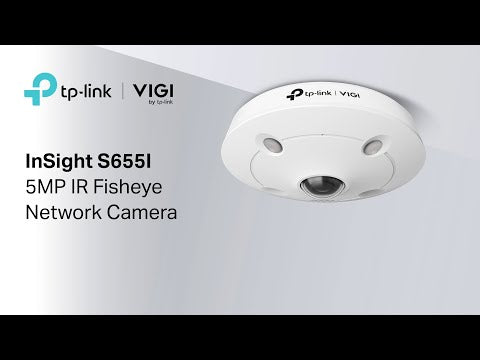 TL-INSIGHTS655I - TP LINK InSight S655I VIGI 5MP IR Fisheye Network Camera-3