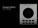 DB-D1101V-FLUSH - IP Mini video door station - flush mount with 1 call button (V2A grade)-2