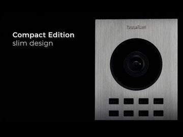 DB-D1101V-FLUSH - IP Mini video door station - flush mount with 1 call button (V2A grade) - 0