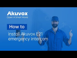 E21A - Akuvox Vandal-resistant Emergency SIP Audio Intercom - 0