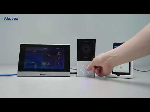 E12S/S562 - Akuvox IP Intercom Kit - 7" Indoor monitor and door station-5