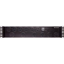 RAC1200 - 2RU 12x Outlet Horizontal Power Rail. Surge Protected 525J