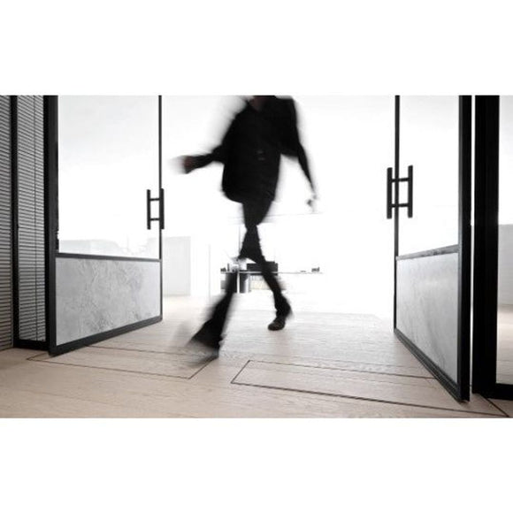 C 127 - An infloor mounted automatic swing door with a maximum 400kg capacity