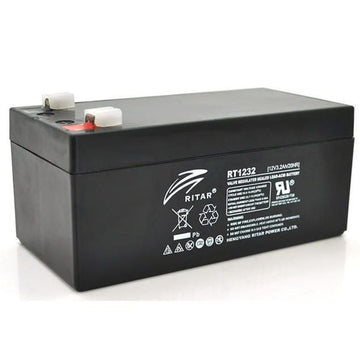 RT1232 - Ritar - 12VDC 3.2Ah Sealed Lead Acid Battery