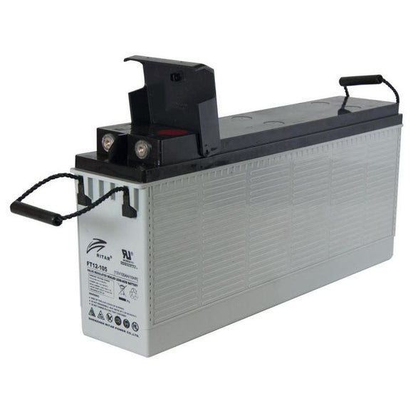 FT12-105 - Ritar 12V 105Ah Sealed Lead Acid Telecom Battery