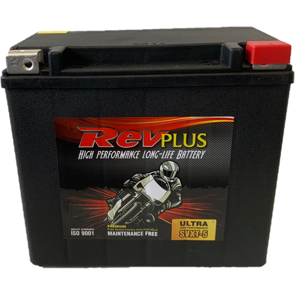 SVXT-5 - RevPlus Motorcycle Battery 12V 19Ah