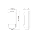 OPT-FLX-S-DT-X5 - Optex - PIR Detector / PIR Microwave Combination Detector : FlipX Series