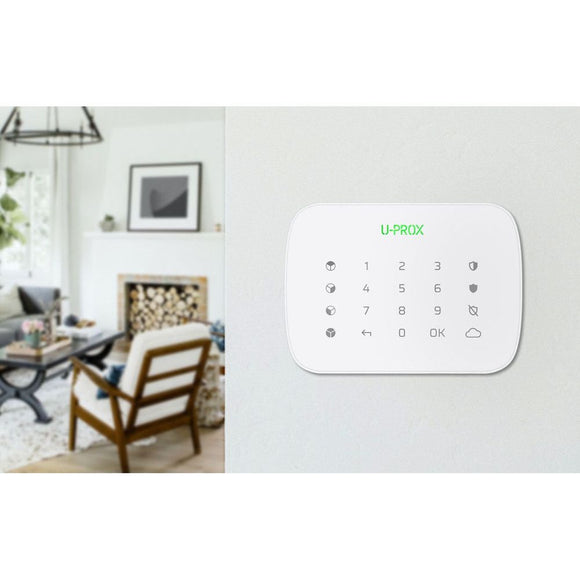 U-Prox Keypad G4 - Wireless Keypad with a touch surface and buttons for managing four groups
