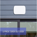 U-Prox Siren Outdoor - Outdoor siren to deter intruders and warn users or neighbours.