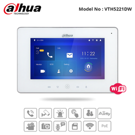 DHI-VTH5221DW - Dahua - IP Intercom Wifi Monitor 7" Display