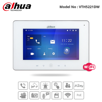 DHI-VTH5221DW - Dahua - IP Intercom Wifi Monitor 7" Display