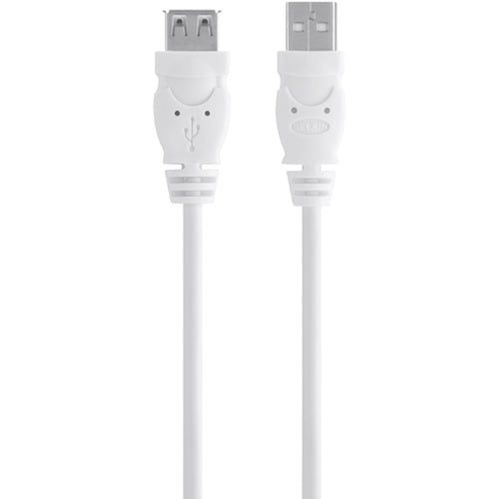F3U153BT3M - Belkin USB Extension Data Transfer Cable - 3 m USB Data Transfer Cable - First End: USB 2.0 Type A