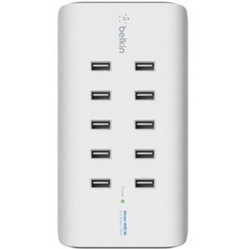 B2B139AU - Belkin RockStar 10-Port USB Charging Station - 120 W - 5 V DC/2.40 A Output