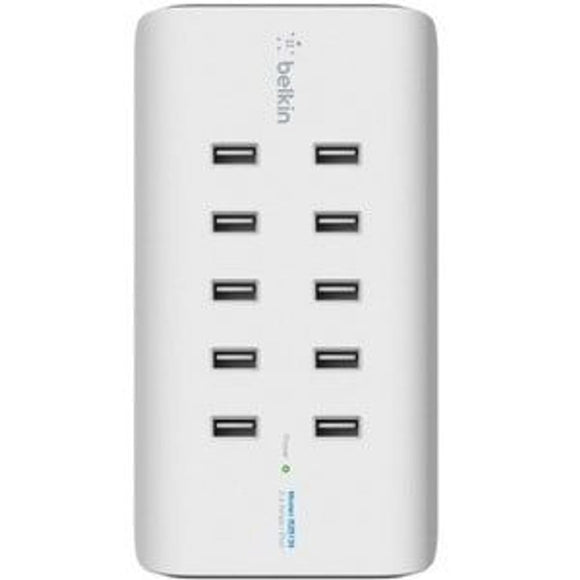 B2B139AU - Belkin RockStar 10-Port USB Charging Station - 120 W - 5 V DC/2.40 A Output