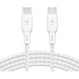 CAB014BT2MWH - Belkin BOOST CHARGE USB-C to USB-C Cable 100W - 2 m USB-C Data Transfer Cable for MacBook, Chromebook, Notebook, iPad, MacBook Pro, PC