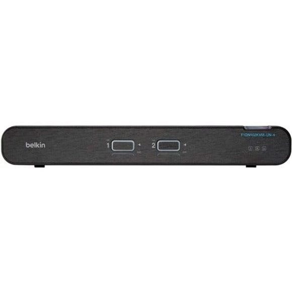 F1DN102KVM-UN-4 - Belkin Universal 2nd Gen Secure KVM Switch w/ CAC - 2 Computer(s) - 1 Local User(s) - 3840 x 2160
