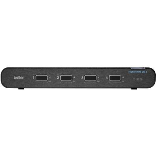F1DN104KVM-UN-4 - Belkin 2nd Gen Secure KVM Switch, 4-Port Single Head w/ CAC - 4 Computer(s) - 1 Local User