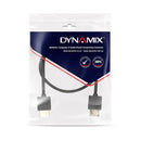 C-HDMI2BLK-1 C-HDMI2BLK-1 Dynamix 1M HDMI BLACK Nano High Speed With Ethernet Cable. Designed