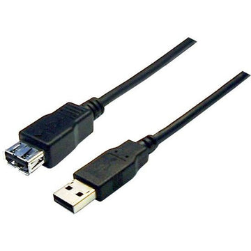 C-U2-2 - Dynamix 2m USB 2.0 Cable USB-A Male to USB-A Female Connectors.