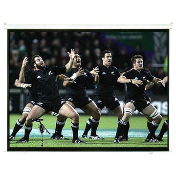 PRS108M - 108'' Projector Screen, Manual Self Locking, Matte Finish. 16:9 Aspect ratio