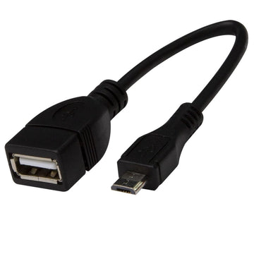 C-U2-OTG - Dynamix 0.1m USB 2.0 Micro-B Male to USB-A Female Adapter. OTG