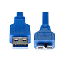 C-U3MICB-2 - Dynamix 2m USB 3.0 Micro-B Male to USB-A Male Connector.